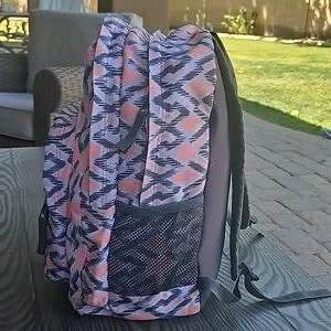 TRANS by Jansport TM60 Supermax Laptop -  Gray, Coral & White Geometric Backpack TRANS by Jansport TM60 Supermax Laptop - | Mercari main image 4